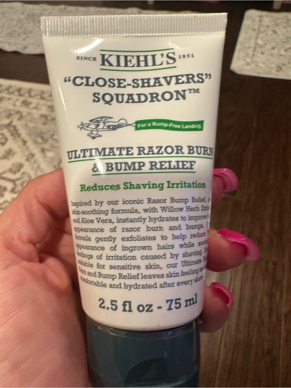 Kiehl's White and Green Ultimate Razor Burn & Bump Relief Gel